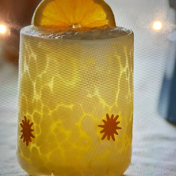 ❤️ ANTHROPOLOGIE SUN ICON JUICE CONFETTI GLASS NEW - Picture 1 of 1